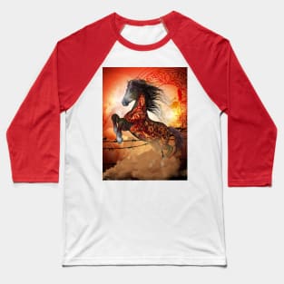 Awesome horse Baseball T-Shirt